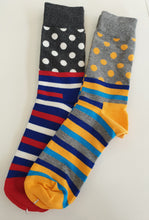 Load image into Gallery viewer, Polka Stripes Socks
