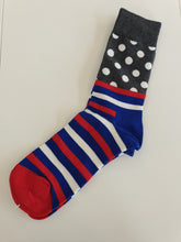Load image into Gallery viewer, Polka Stripes Socks
