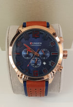 Afbeelding in Gallery-weergave laden, Blue and Orange Paisley