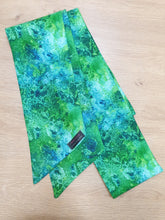 Afbeelding in Gallery-weergave laden, Green 3 in 1 Headwrap with Mask Set