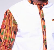 Load image into Gallery viewer, Kente Button Shirt
