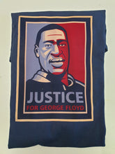 Load image into Gallery viewer, George Flyod Postage Stamp T Shirt
