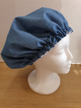 Load image into Gallery viewer, Denim Down Headwrap Set
