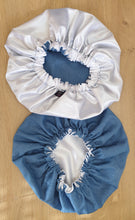 Afbeelding in Gallery-weergave laden, Denim Down Headwrap Set