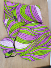 Afbeelding in Gallery-weergave laden, Purple Waves Headwrap Set