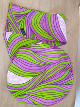 Afbeelding in Gallery-weergave laden, Purple Waves Headwrap Set