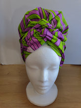 Afbeelding in Gallery-weergave laden, Purple Waves Headwrap Set