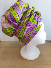 Afbeelding in Gallery-weergave laden, Purple Waves Headwrap Set