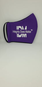 Integrity Does Matter Face Mask Purple