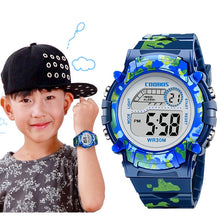Load image into Gallery viewer, COOBOS Camouflage Kids Watch