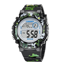 Load image into Gallery viewer, COOBOS Camouflage Kids Watch