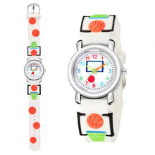 Load image into Gallery viewer, Children&#39;s Multi-color Basketball Wristwatch
