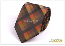 Load image into Gallery viewer, Jacquard Fashion Plaid Tie
