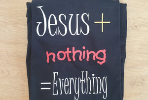 Jesus + nothing