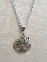 Load image into Gallery viewer, Silver Tree Necklace with Birds
