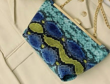 Load image into Gallery viewer, Snakeskin Chain Bag
