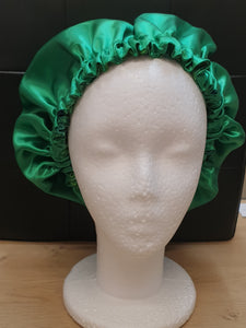 Green 3 in 1 Headwrap with Mask Set