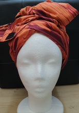 Cargar imagen en el visor de la galería, Cranberry 3 in 1 Headwrap with Mask Set
