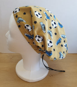Soccer Beanie Bonnets with Satin Lining