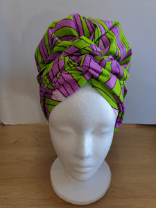 Purple Waves Headwrap Set