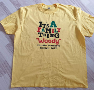 Woody Family Reunion 2022 T shirt