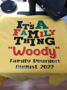 Woody Family Reunion 2022 T shirt