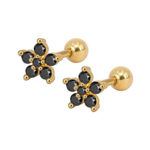 Load image into Gallery viewer, Crystal Flower Cartilage Earring
