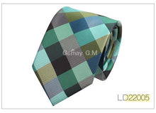 Load image into Gallery viewer, Jacquard Fashion Plaid Tie
